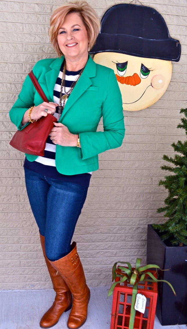 50 Is Not Old | How To Wear Stripes 1