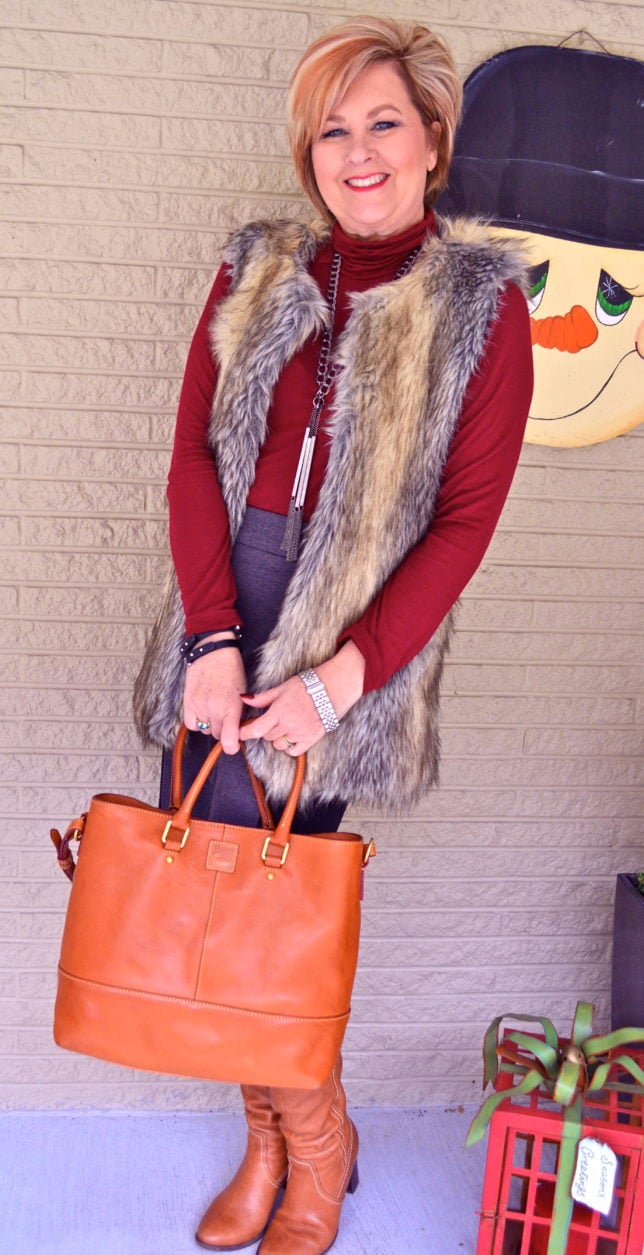 50 Is Not Old Fur Vest