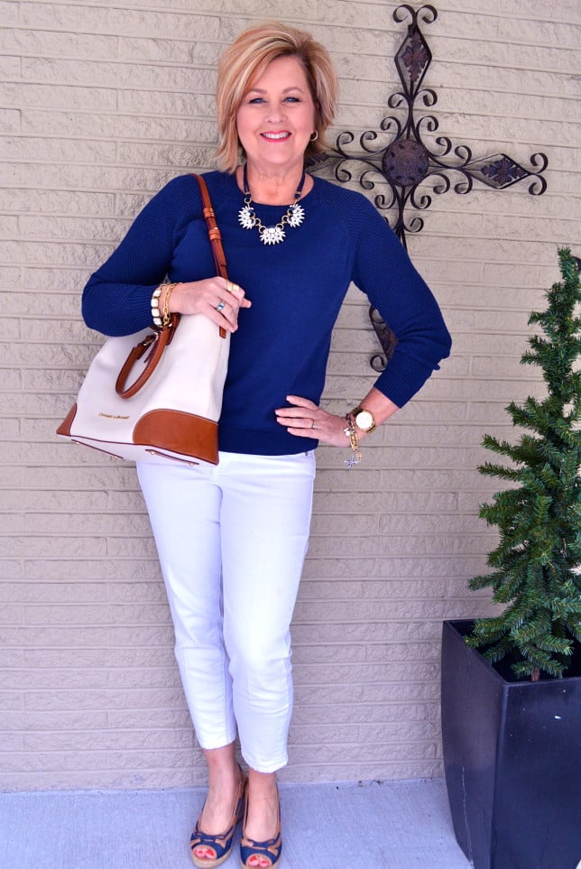 50 Is Not Old | Navy & White