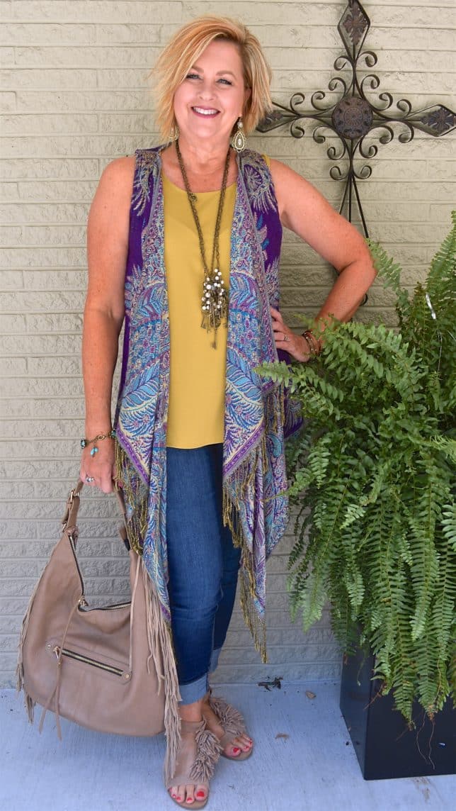 50 IS NOT OLD | BOHO STYLE, FRINGE AND BANGLES
