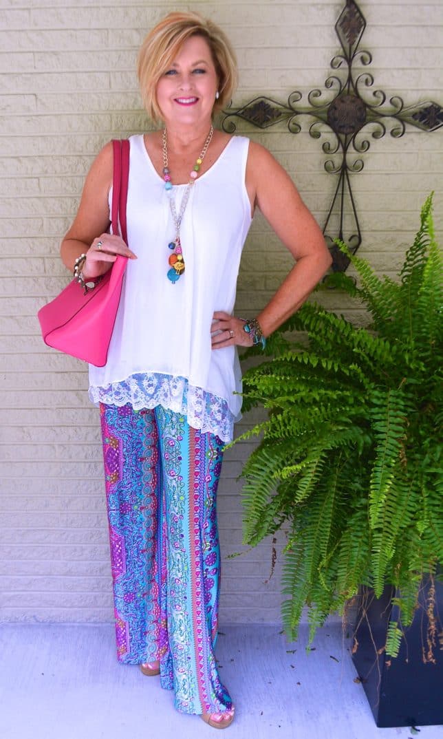 50 IS NOT OLD | STYLING PALAZZO PANTS
