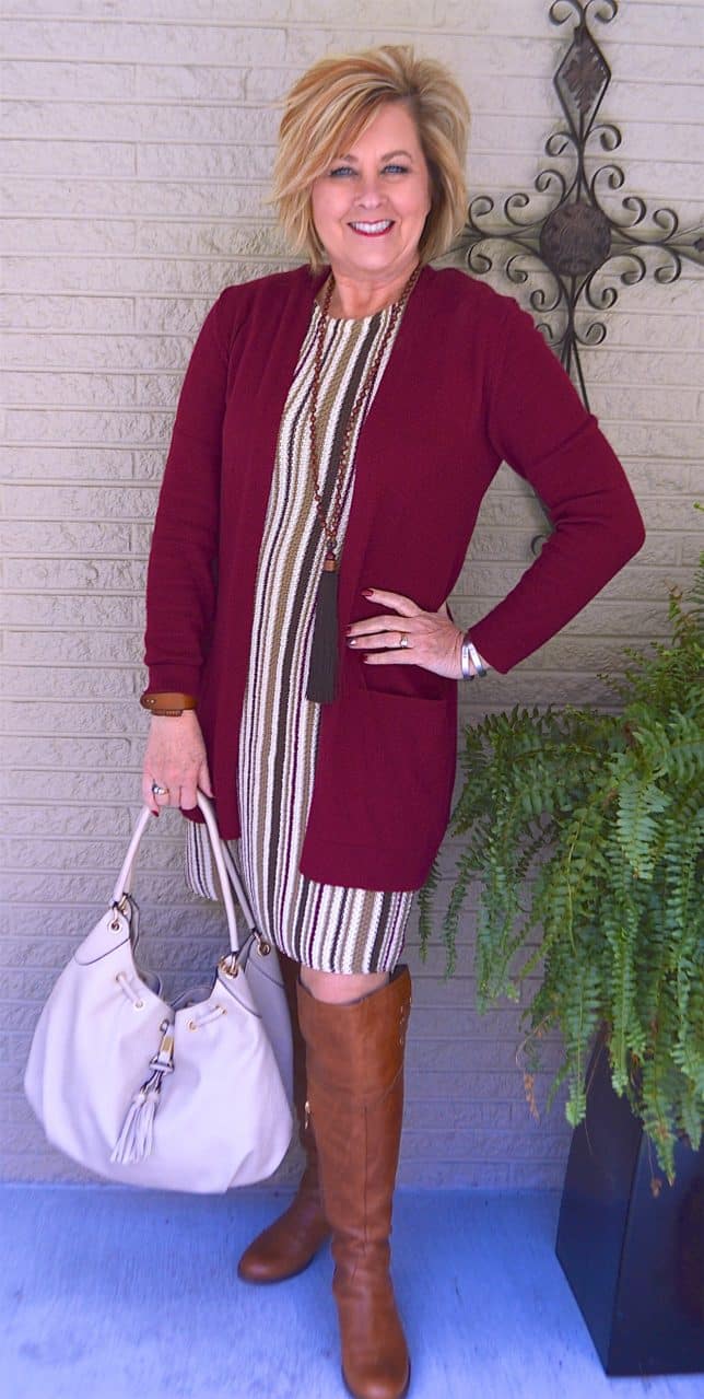 50 IS NOT OLD | HOW TO STYLE OVER THE KNEE BOOTS