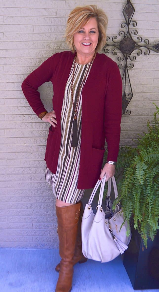 50 IS NOT OLD | HOW TO STYLE OVER THE KNEE BOOTS