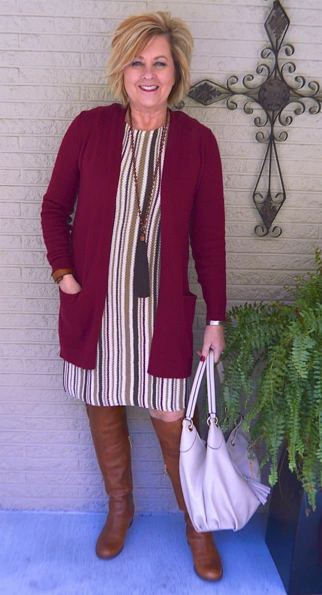 50 IS NOT OLD | HOW TO STYLE OVER THE KNEE BOOTS