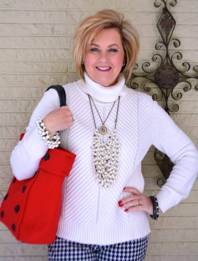 50 IS NOT OLD | HOUNDSTOOTH PANTS ARE CLASSIC