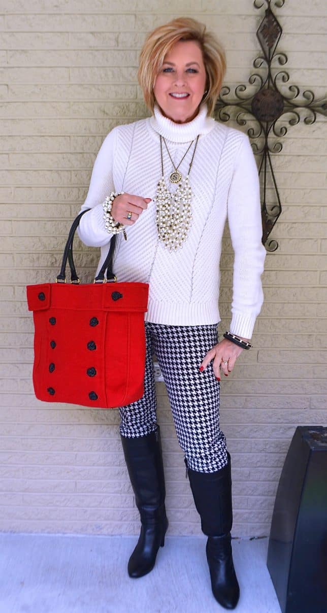50 IS NOT OLD | HOUNDSTOOTH PANTS ARE CLASSIC