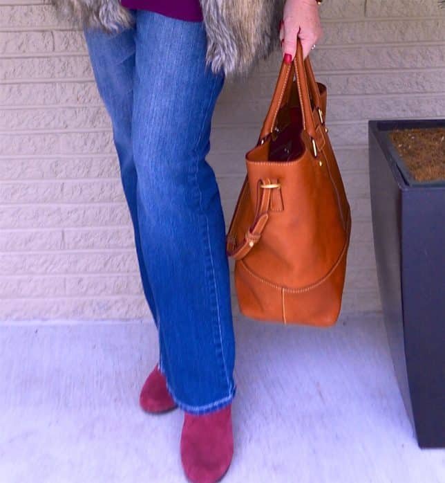 50 IS NOT OLD | FAUX FUR VEST FOR WARMTH