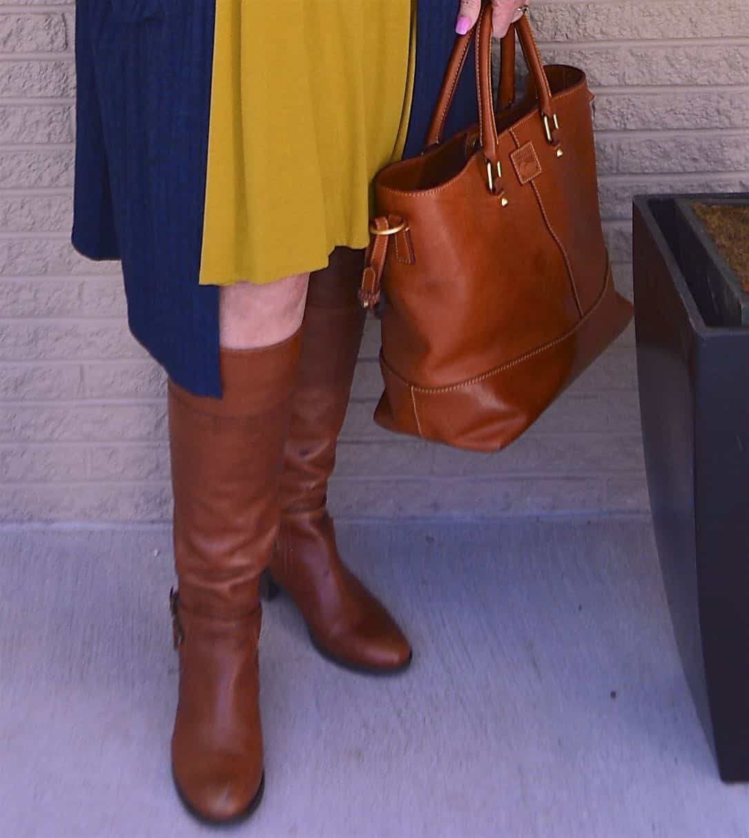 50 IS NOT OLD | LONG DUSTER CARDIGAN WITH A DRESS