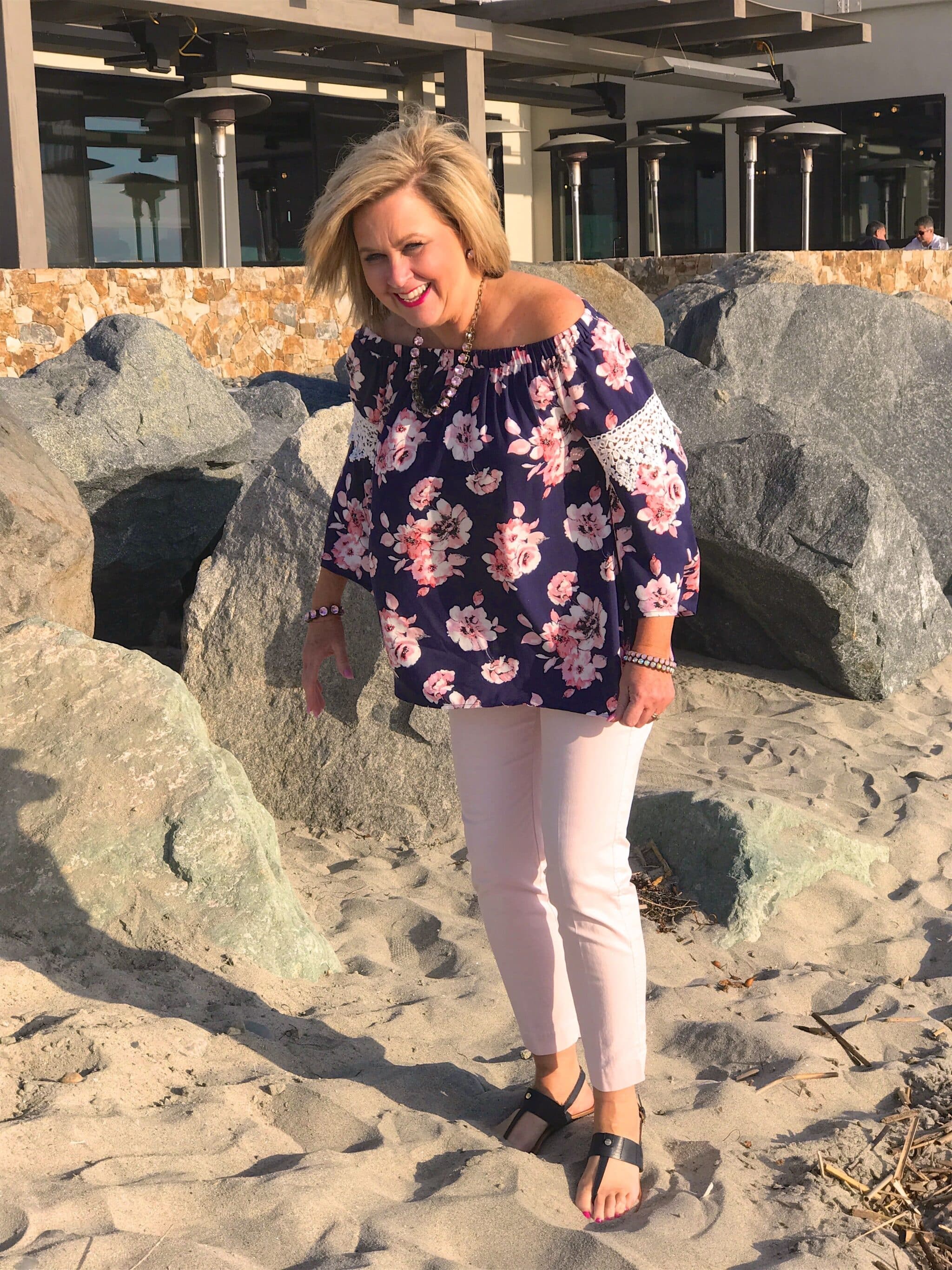 50 IS NOT OLD | FLORALS AND PALE PINK