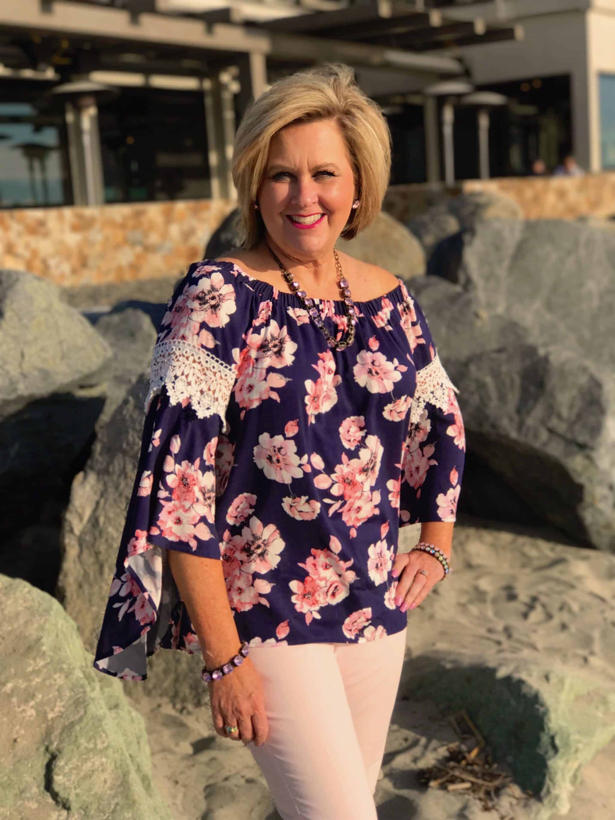 50 IS NOT OLD | FLORALS AND PALE PINK