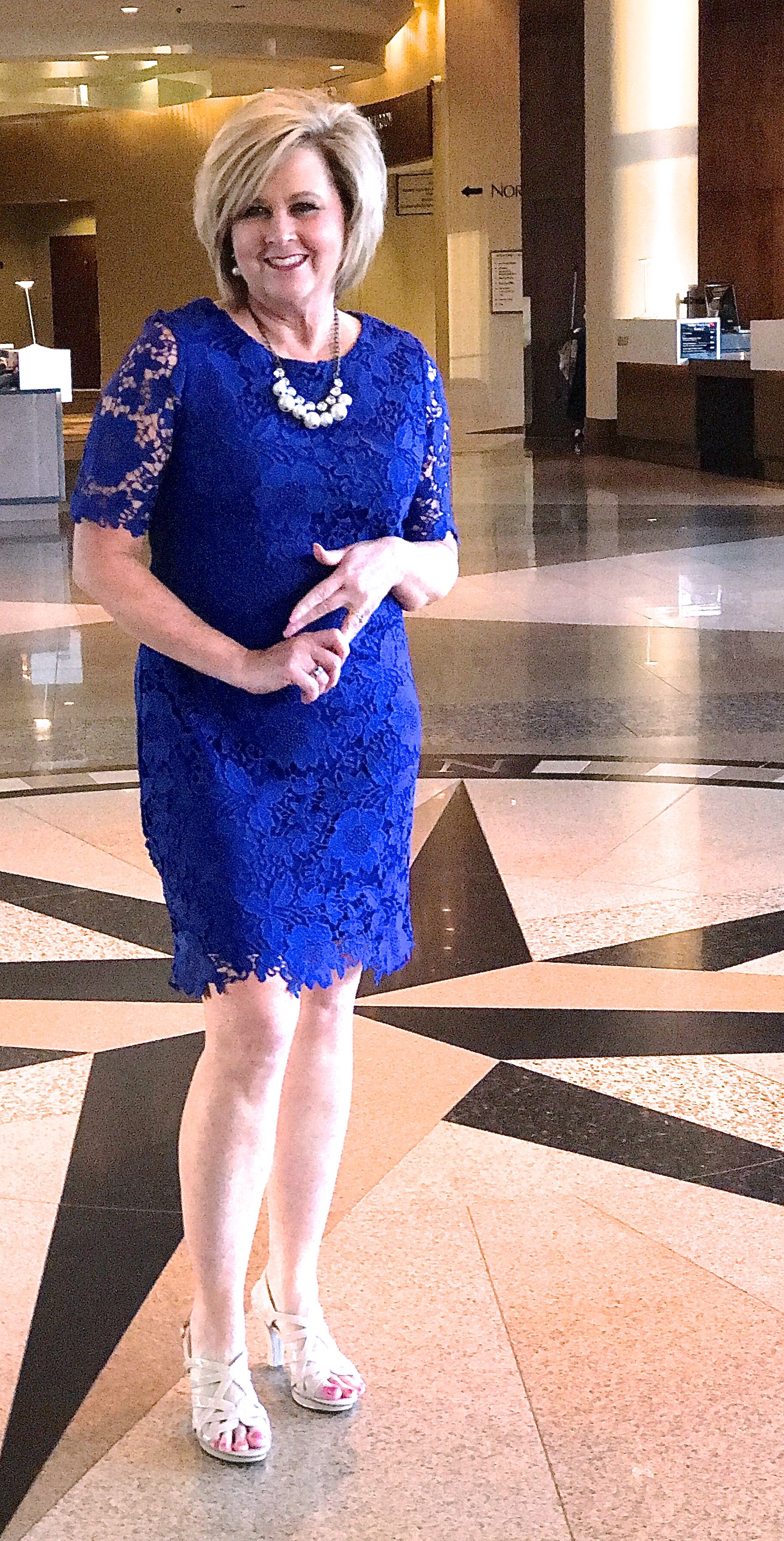 50 IS NOT OLD | LACE DRESS WITH SLEEVES