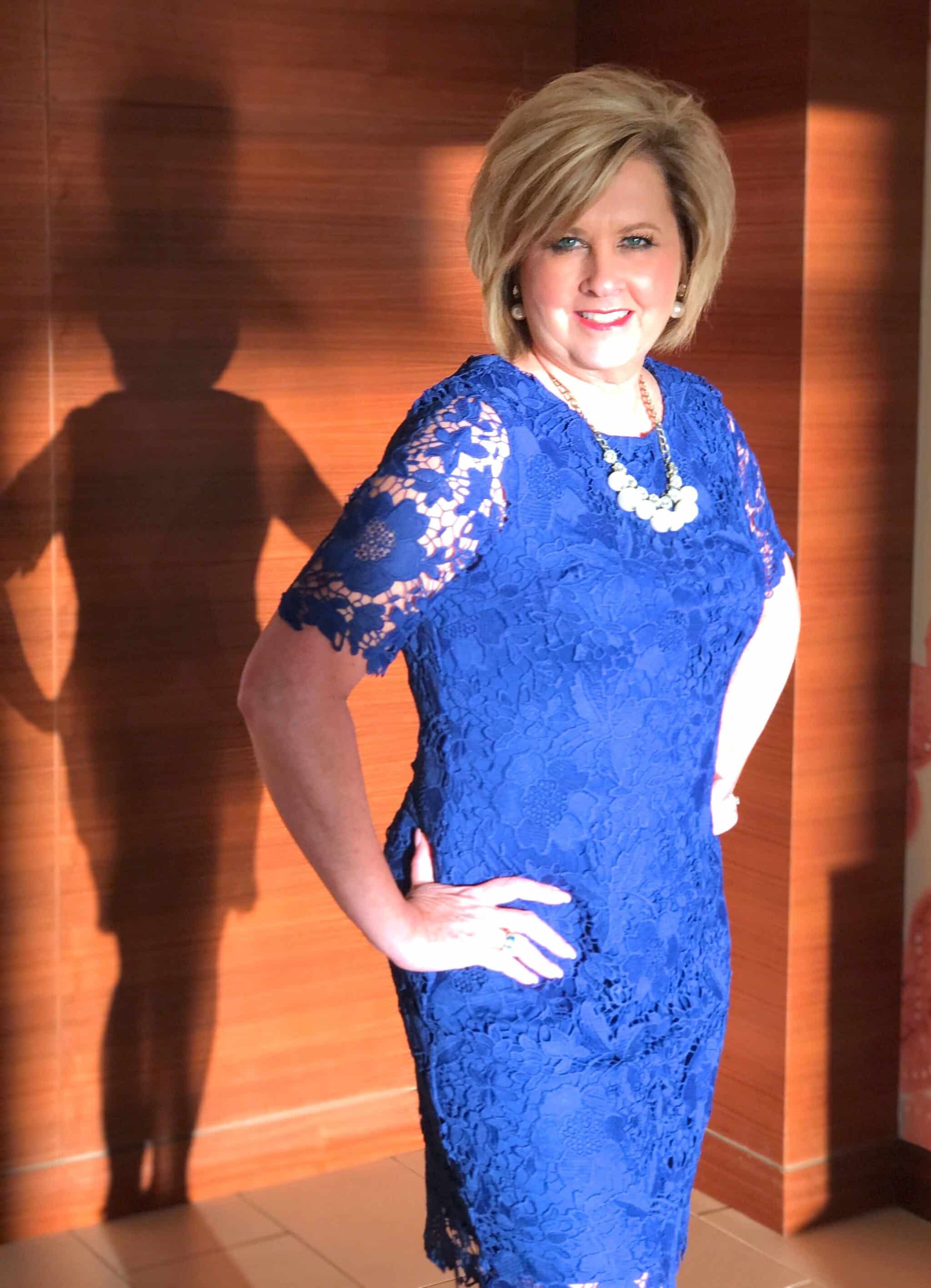 50 IS NOT OLD | LACE DRESS WITH SLEEVES