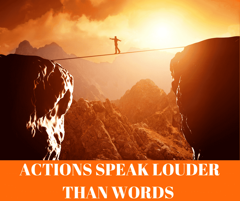 50 IS NOT OLD | ACTIONS SPEAK LOUDER THAN WORDS