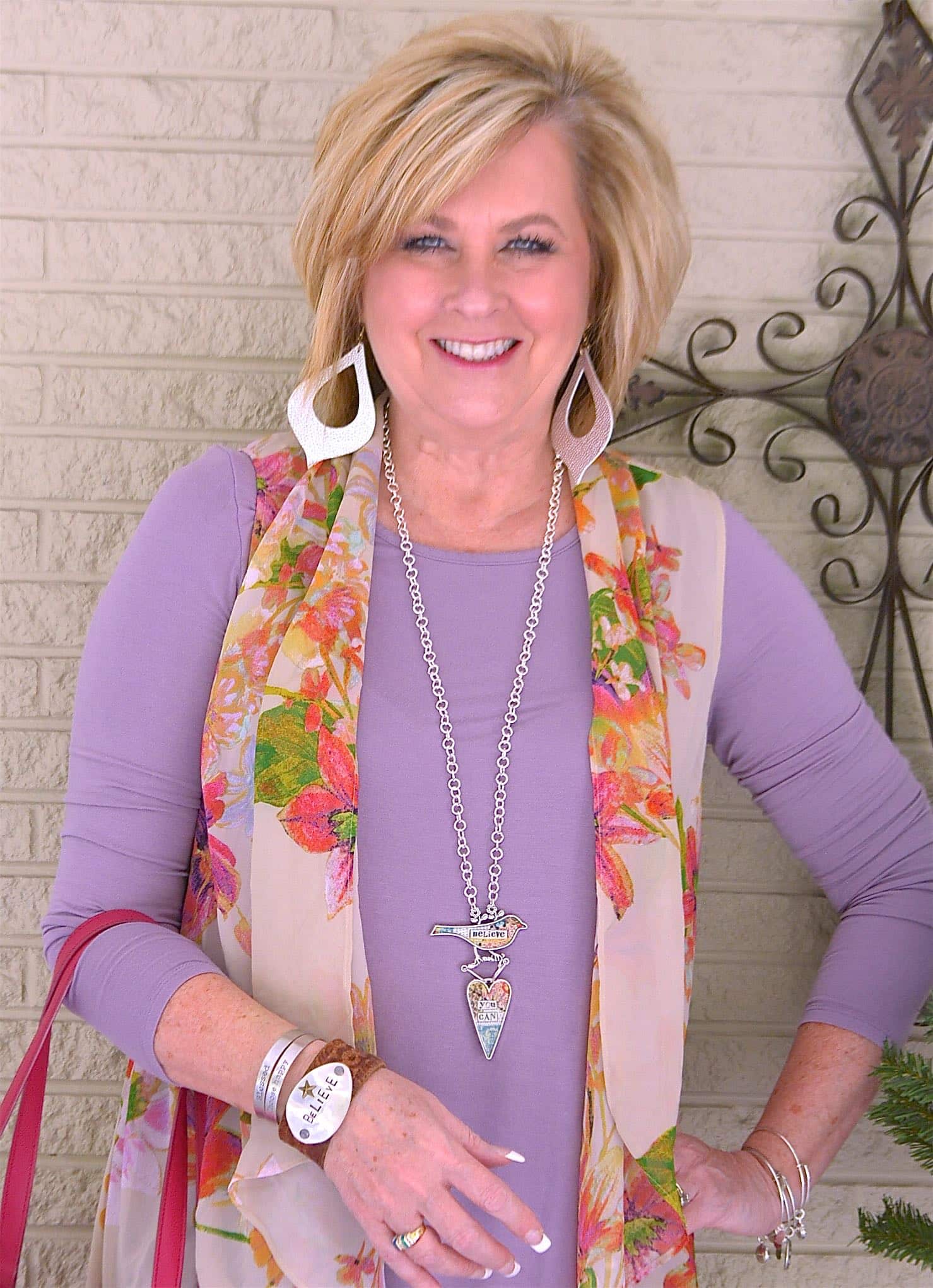 50 IS NOT OLD | STYLING A CHIFFON VEST