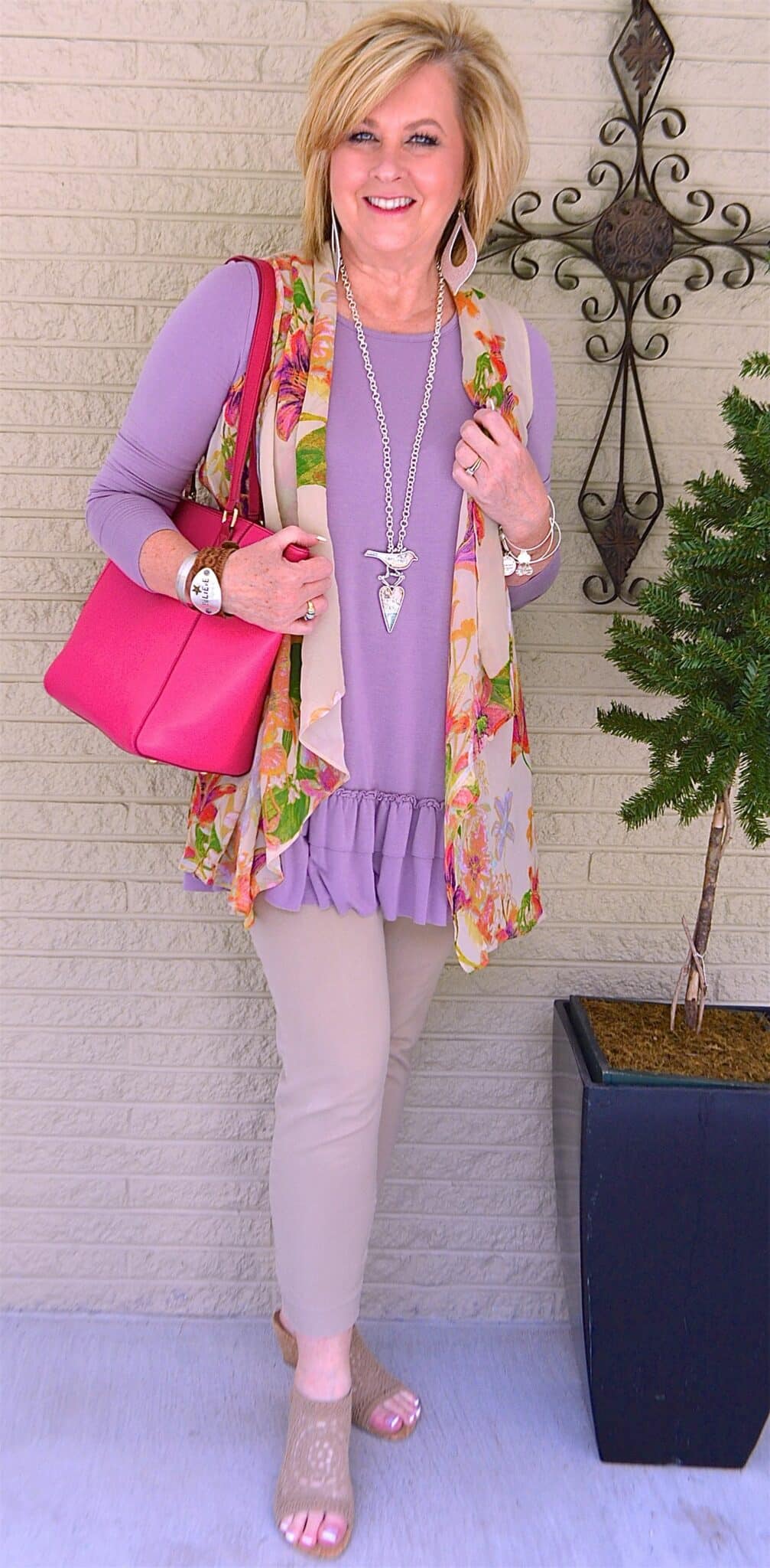 50 IS NOT OLD | STYLING A CHIFFON VEST