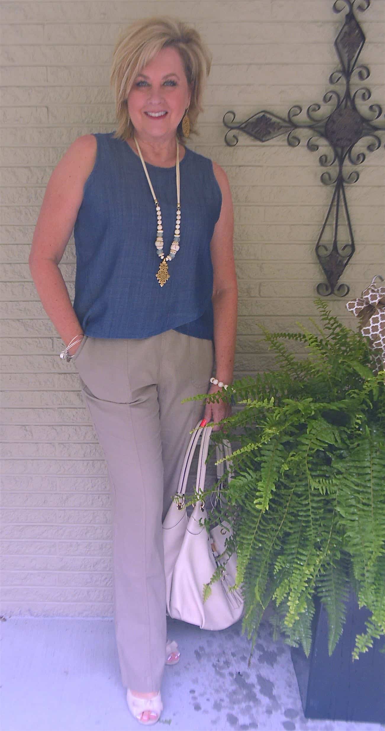 50 IS NOT OLD | DENIM AND LINEN FOR SUMMER