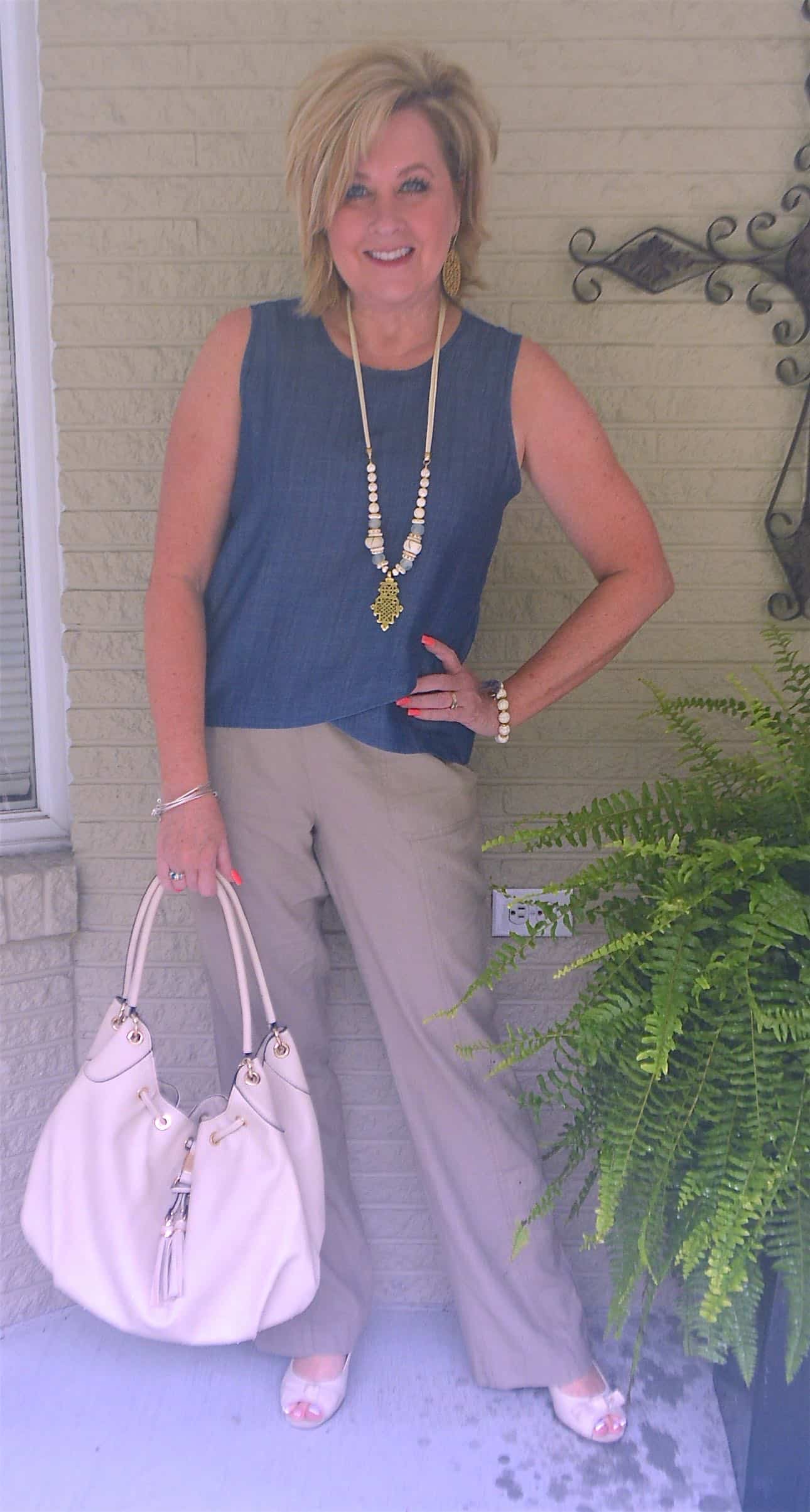 50 IS NOT OLD | DENIM AND LINEN FOR SUMMER