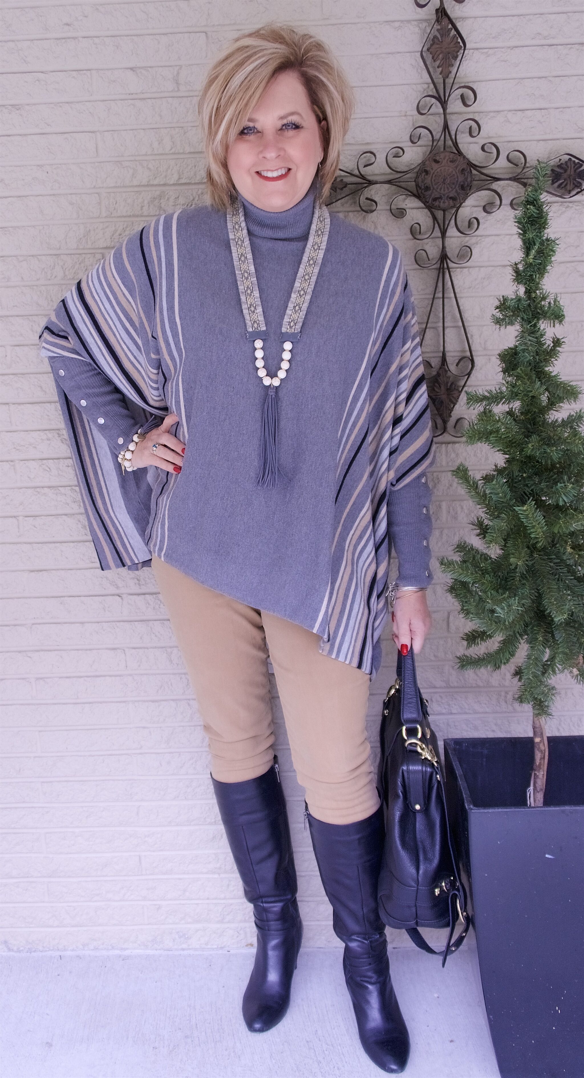 50 IS NOT OLD | THE PONCHO STYLE 
