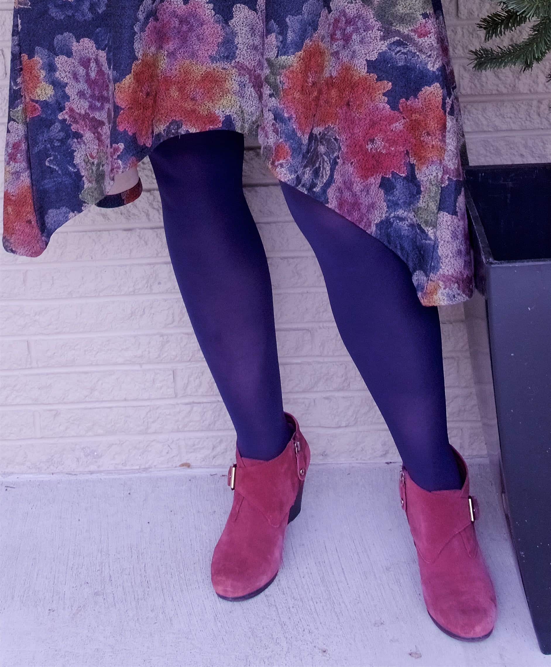 50 IS NOT OLD | TIGHTS AND ANKLE BOOTIES