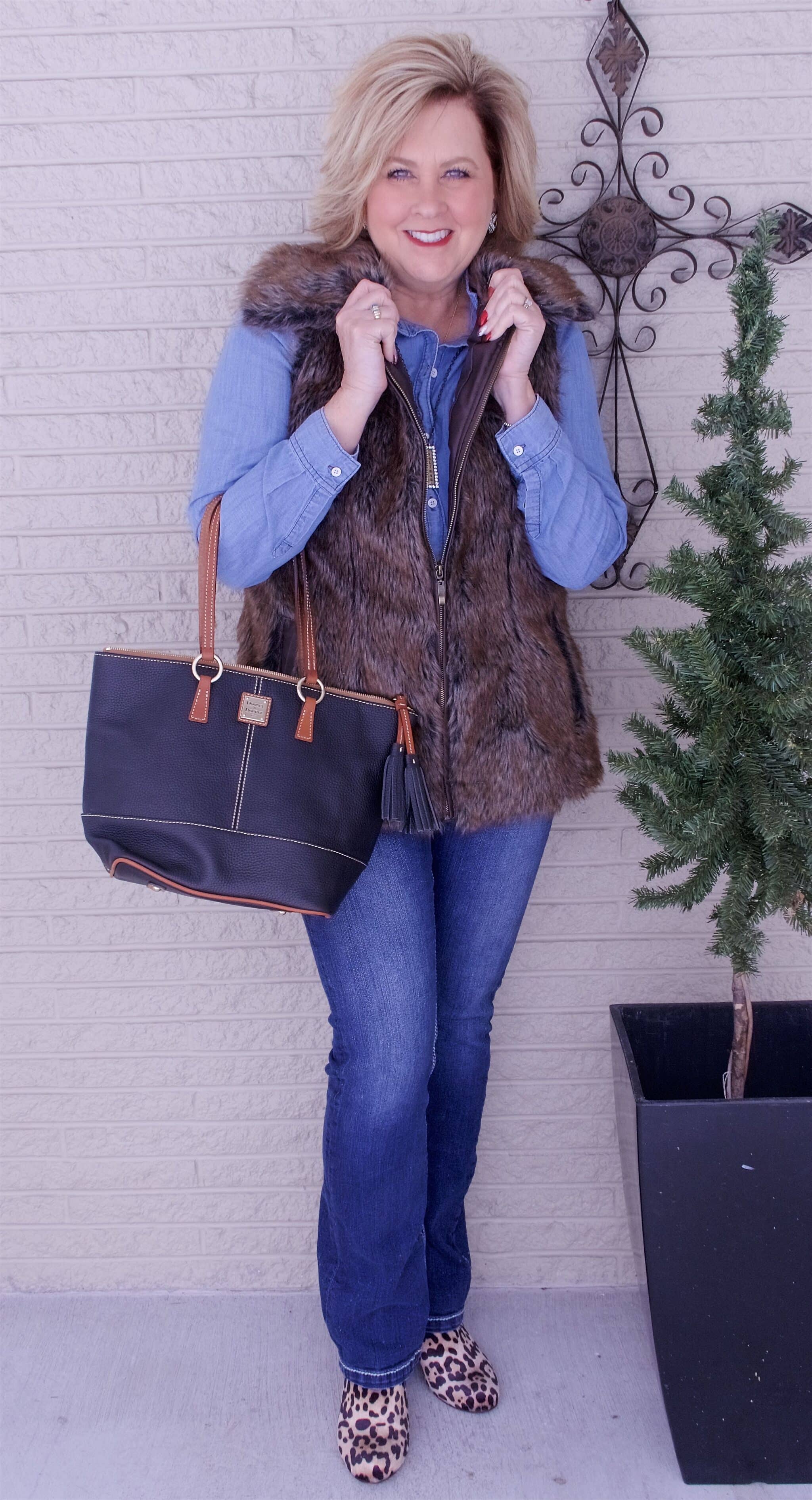 50 IS NOT OLD | FAUX FUR FOR ADDED WARMTH