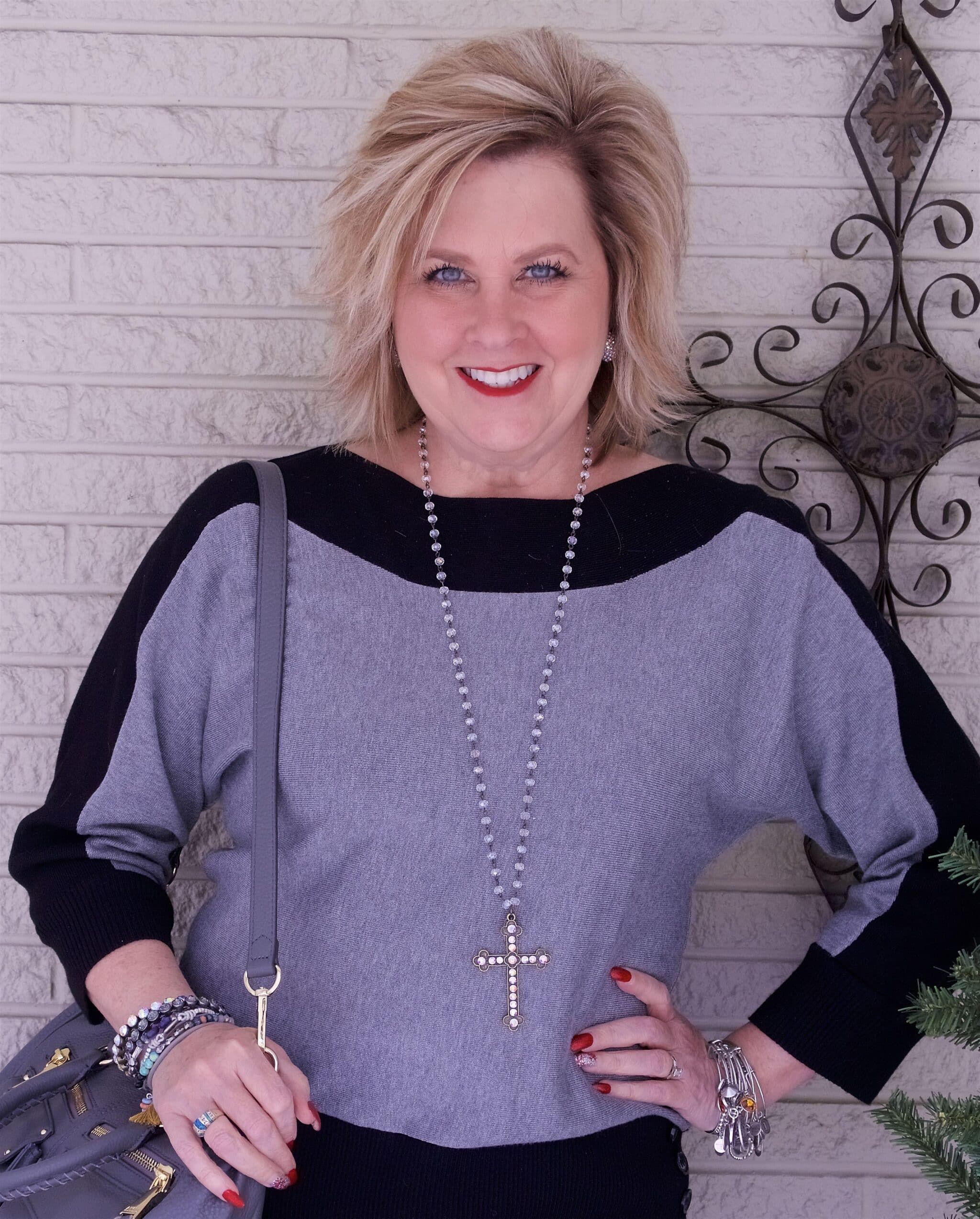 50 IS NOT OLD | HOW TO WEAR BLACK AND GRAY AND NOT LOOK DRAB