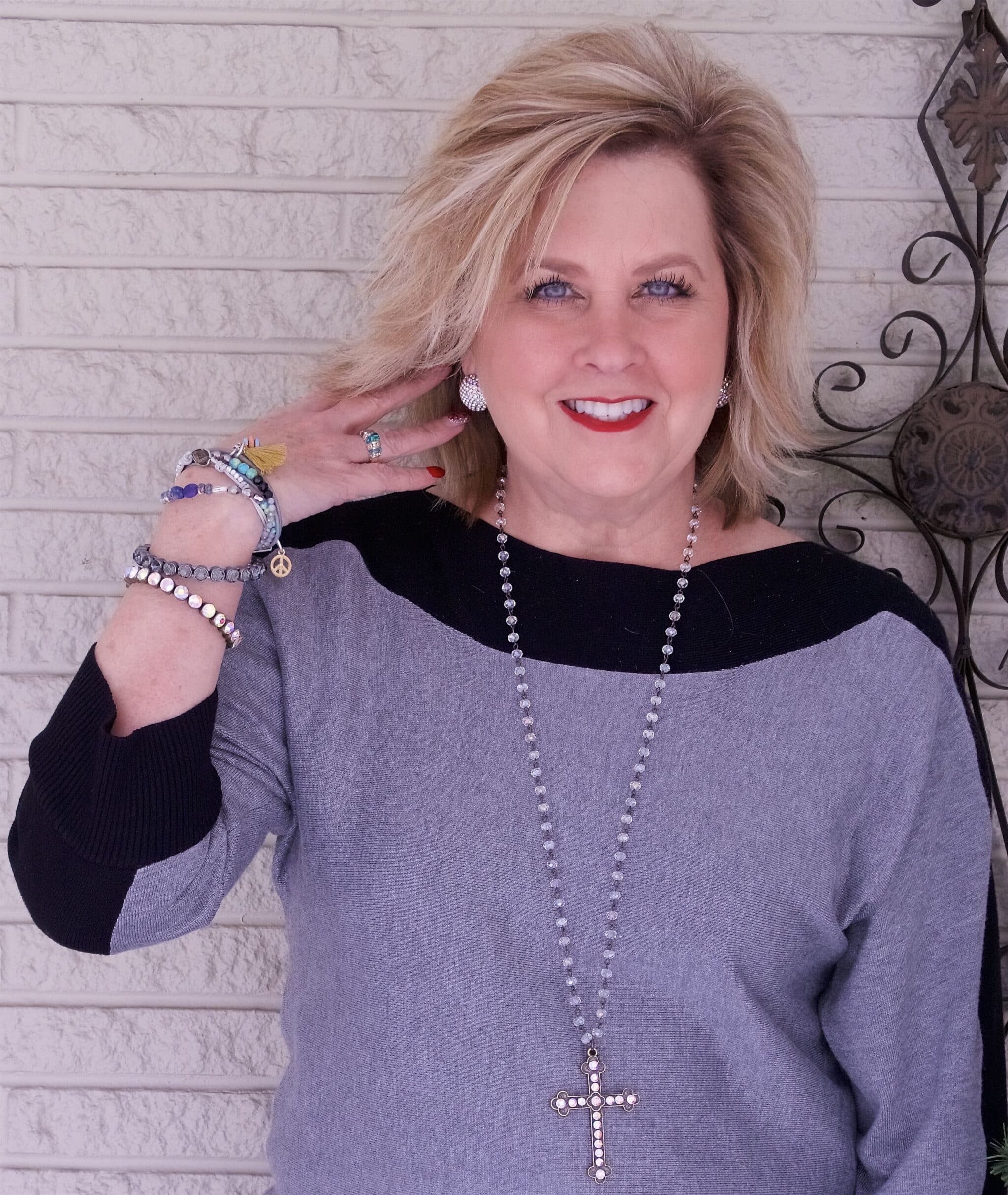 50 IS NOT OLD | HOW TO WEAR BLACK AND GRAY AND NOT LOOK DRAB