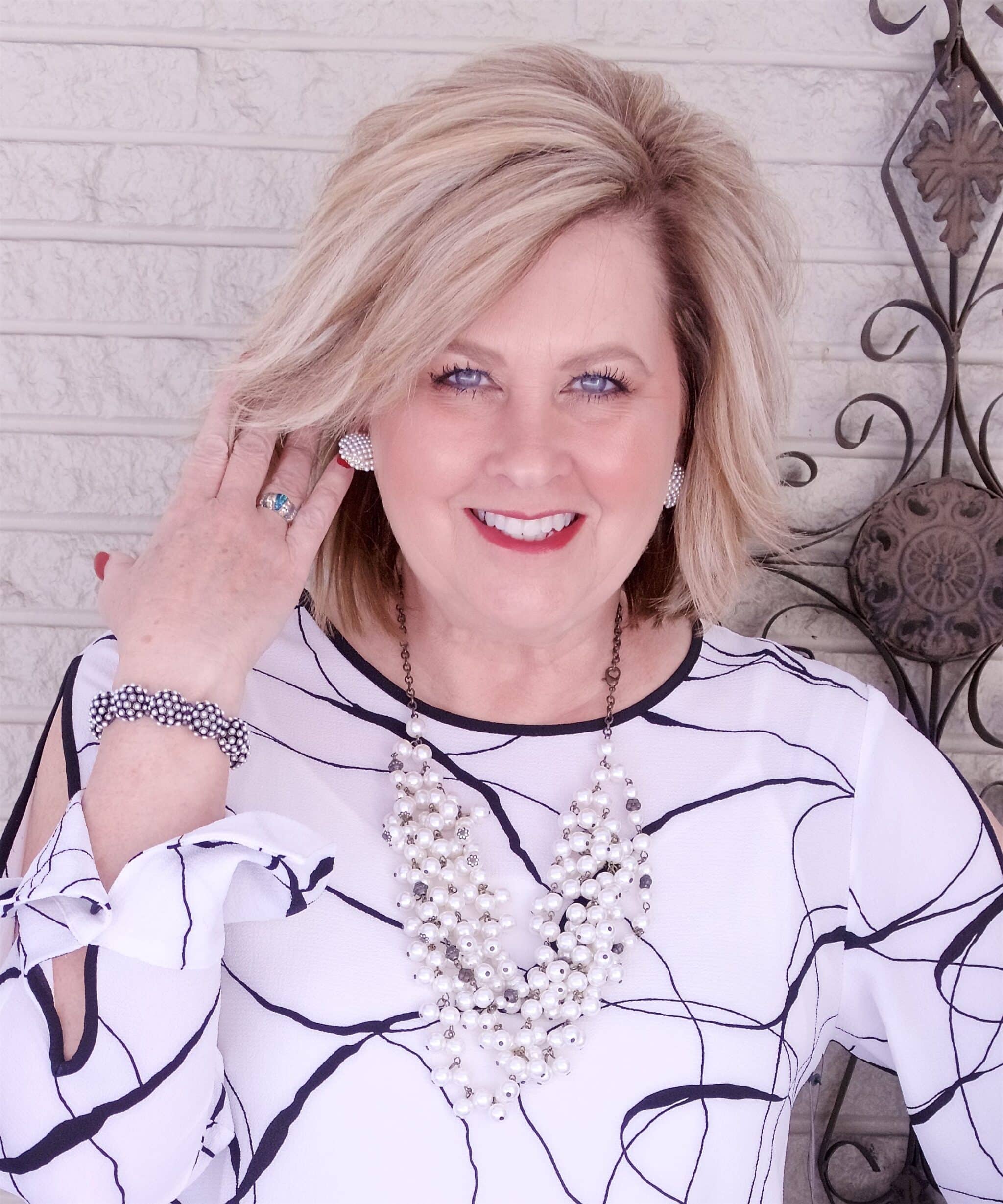 50 IS NOT OLD | WEARING CLASSIC BLACK AND WHITE