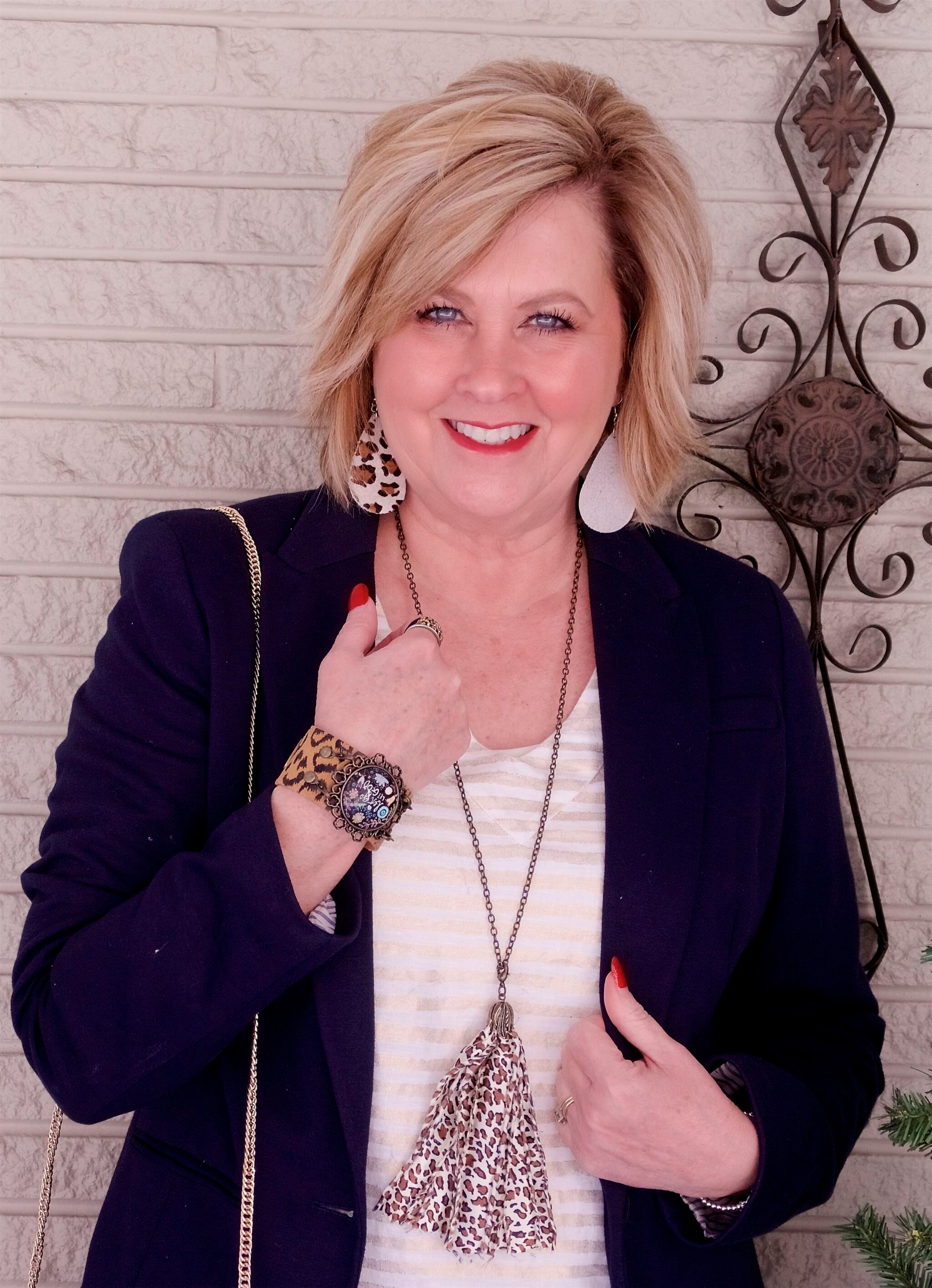 50 IS NOT OLD | A CLASSIC NAVY BLAZER