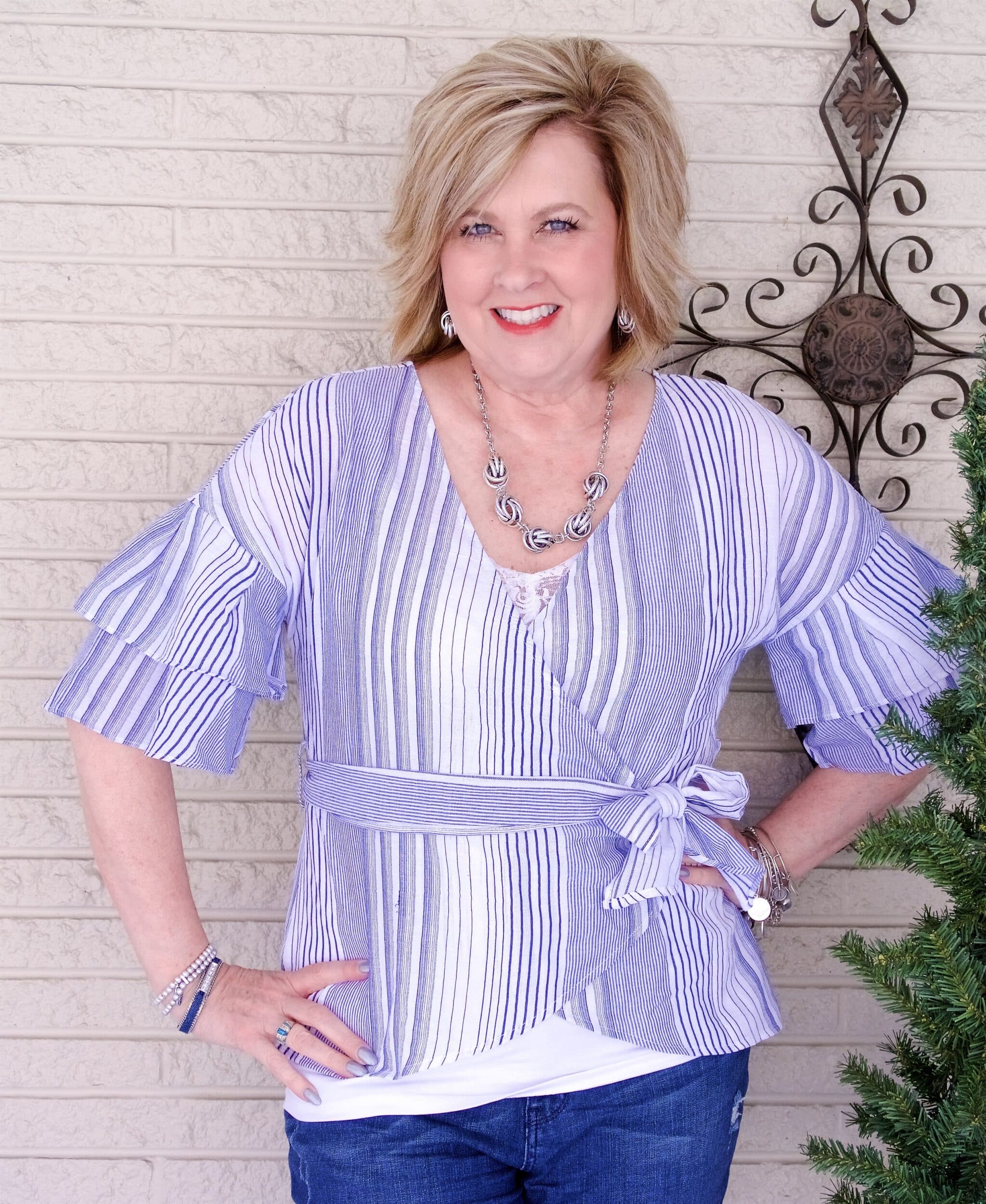 50 IS NOT OLD | FRINGE HEM AND KICK FLARE | FASHION OVER 40