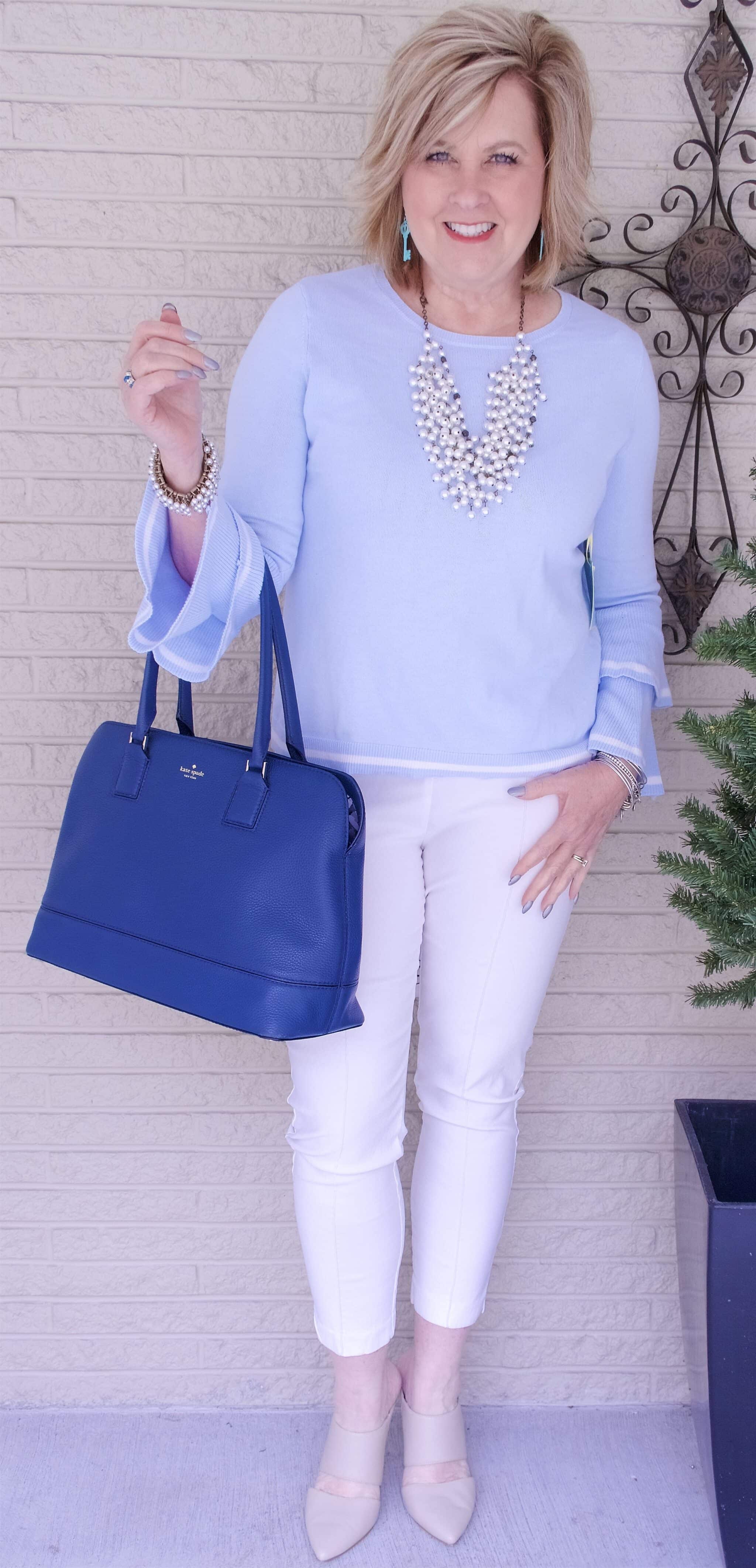 50 IS NOT OLD | TIERED BELL SLEEVES | FASHION OVER 40