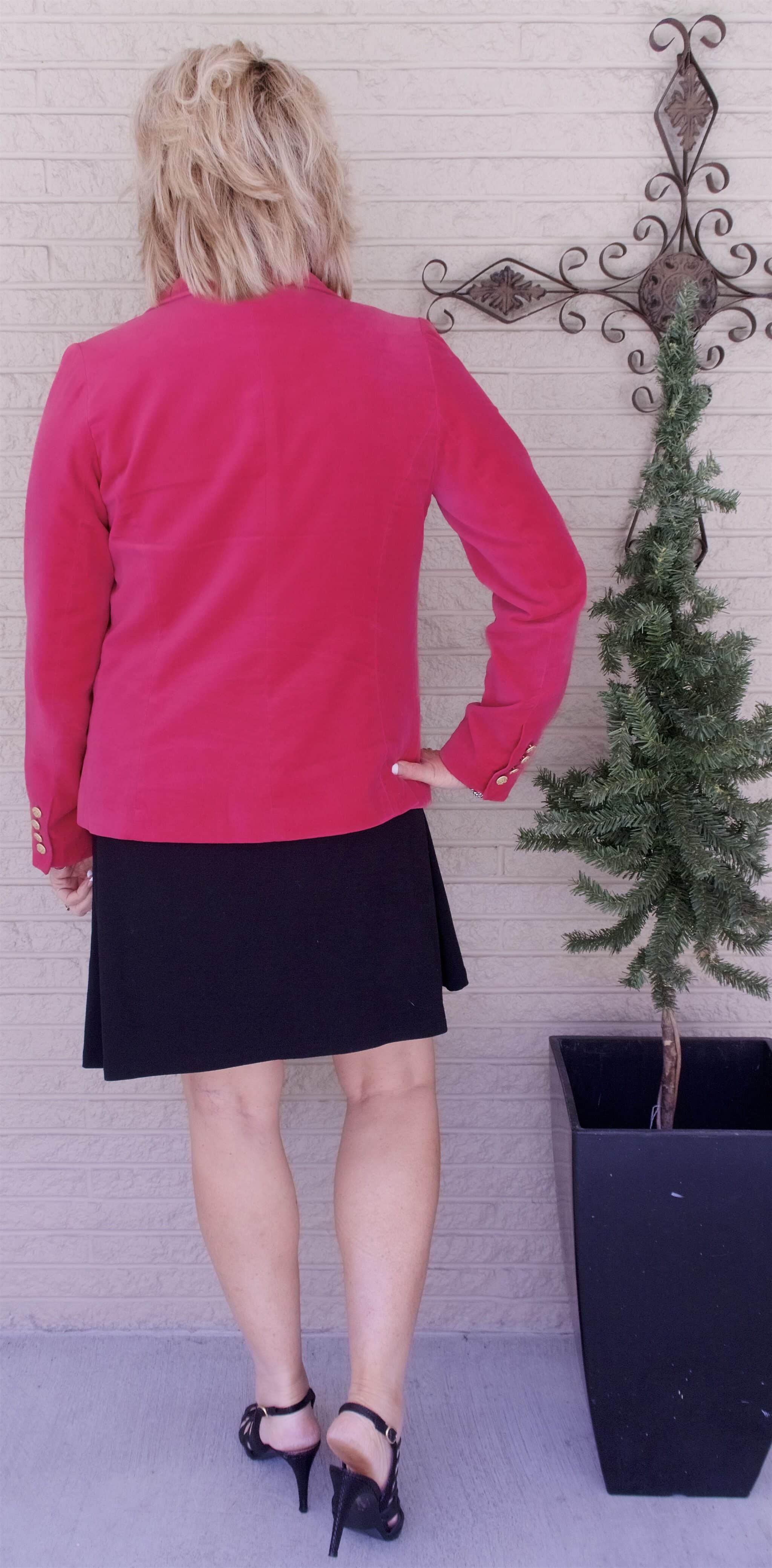 50 IS NOT OLD | BLACK AND PINK FOR A FUN COLOR COMBINATION | FASHION OVER 40