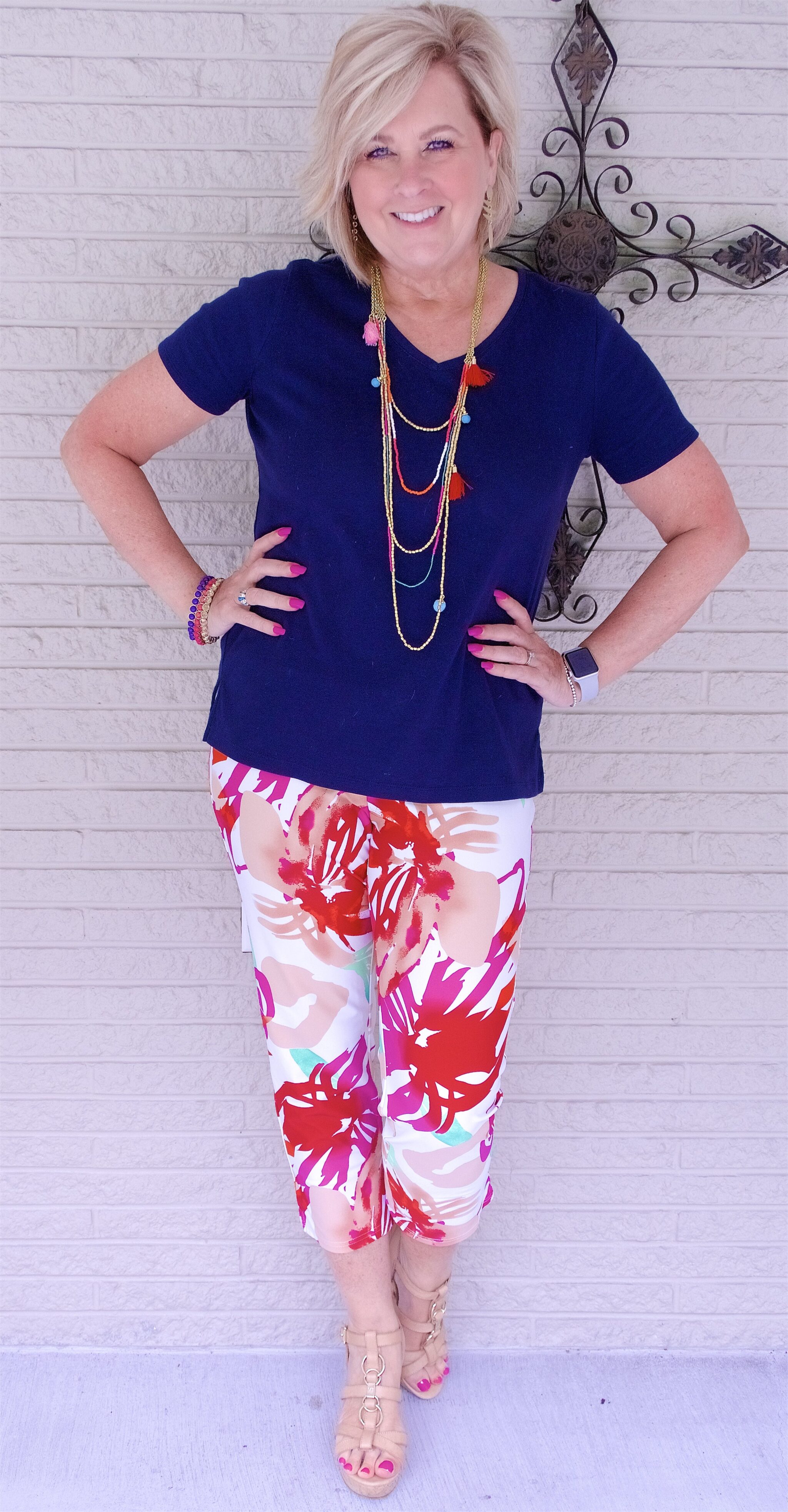 50 IS NOT OLD | HOW DO YOU WEAR A PRINTED PANT | FASHION OVER 40