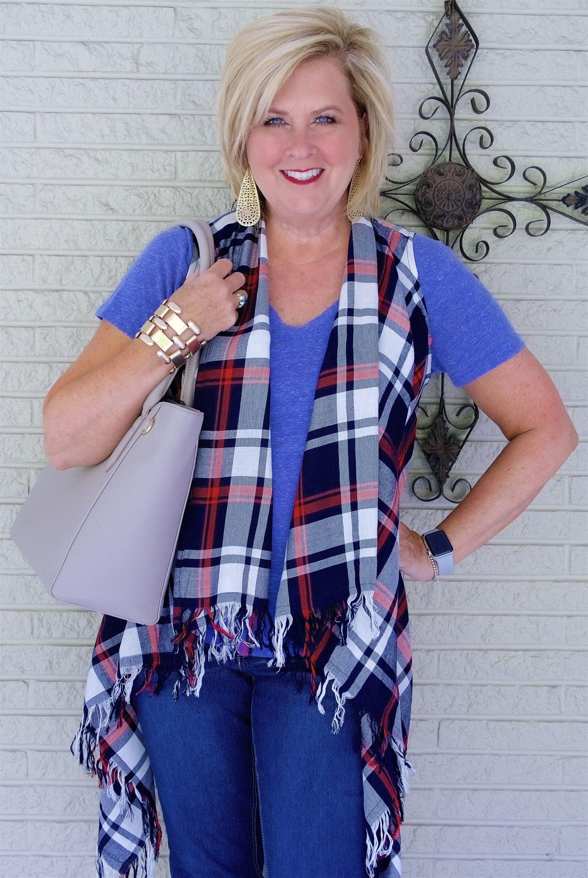 50 IS NOT OLD | HOW TO WEAR PLAID BUT NOT LOOK LIKE A LUMBERJACK | FASHION OVER 40