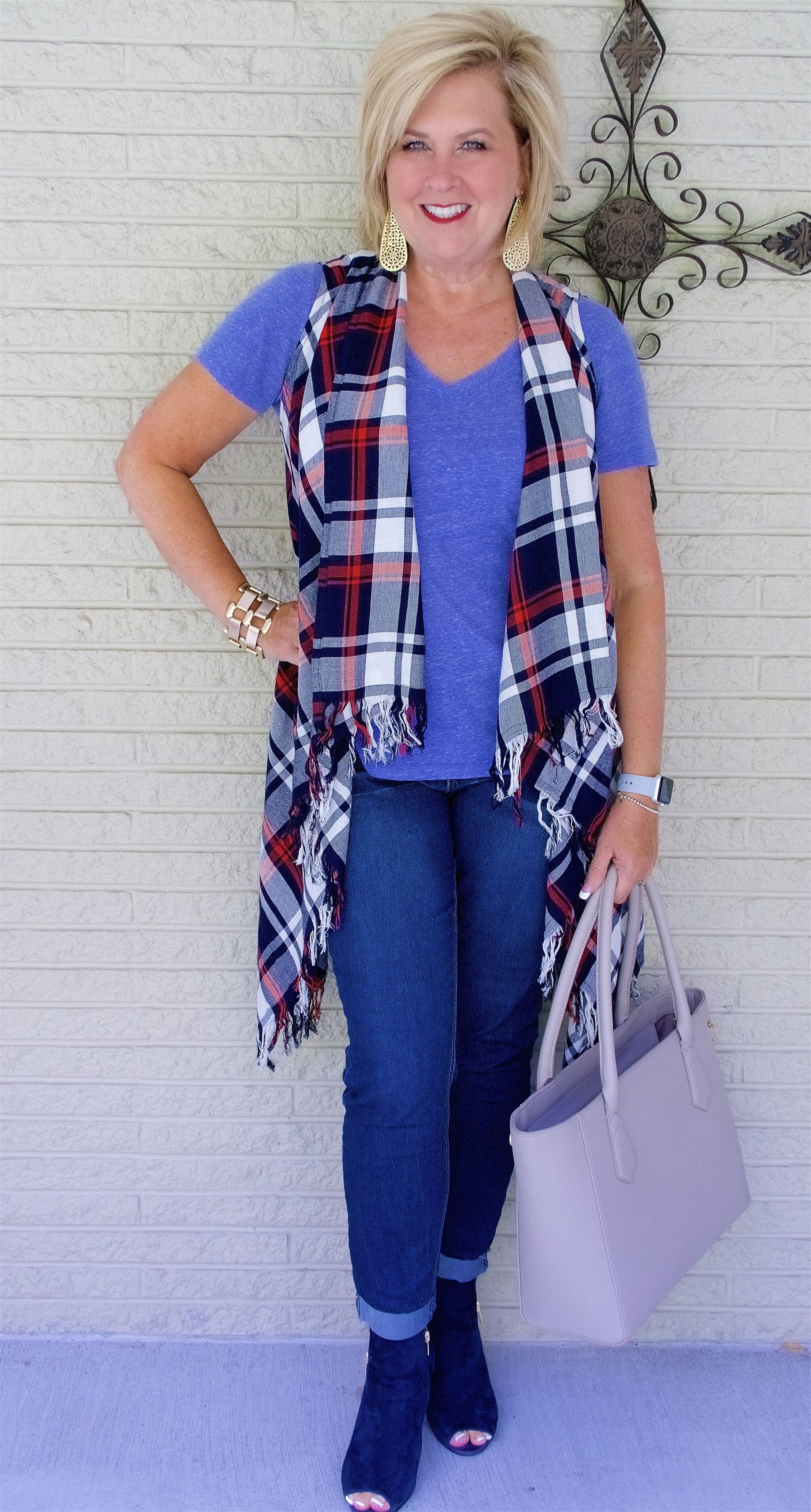 50 IS NOT OLD | HOW TO WEAR PLAID BUT NOT LOOK LIKE A LUMBERJACK | FASHION OVER 40