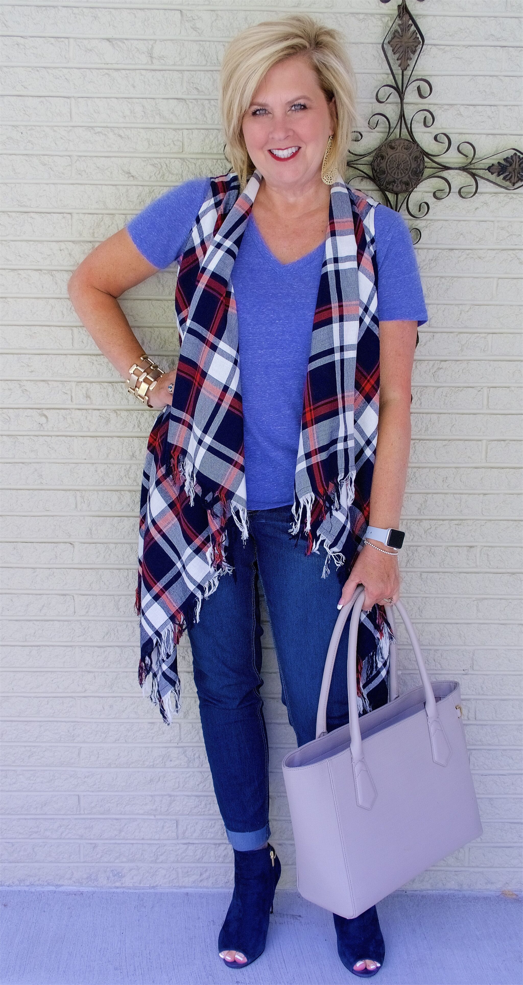 50 IS NOT OLD | HOW TO WEAR PLAID BUT NOT LOOK LIKE A LUMBERJACK | FASHION OVER 40