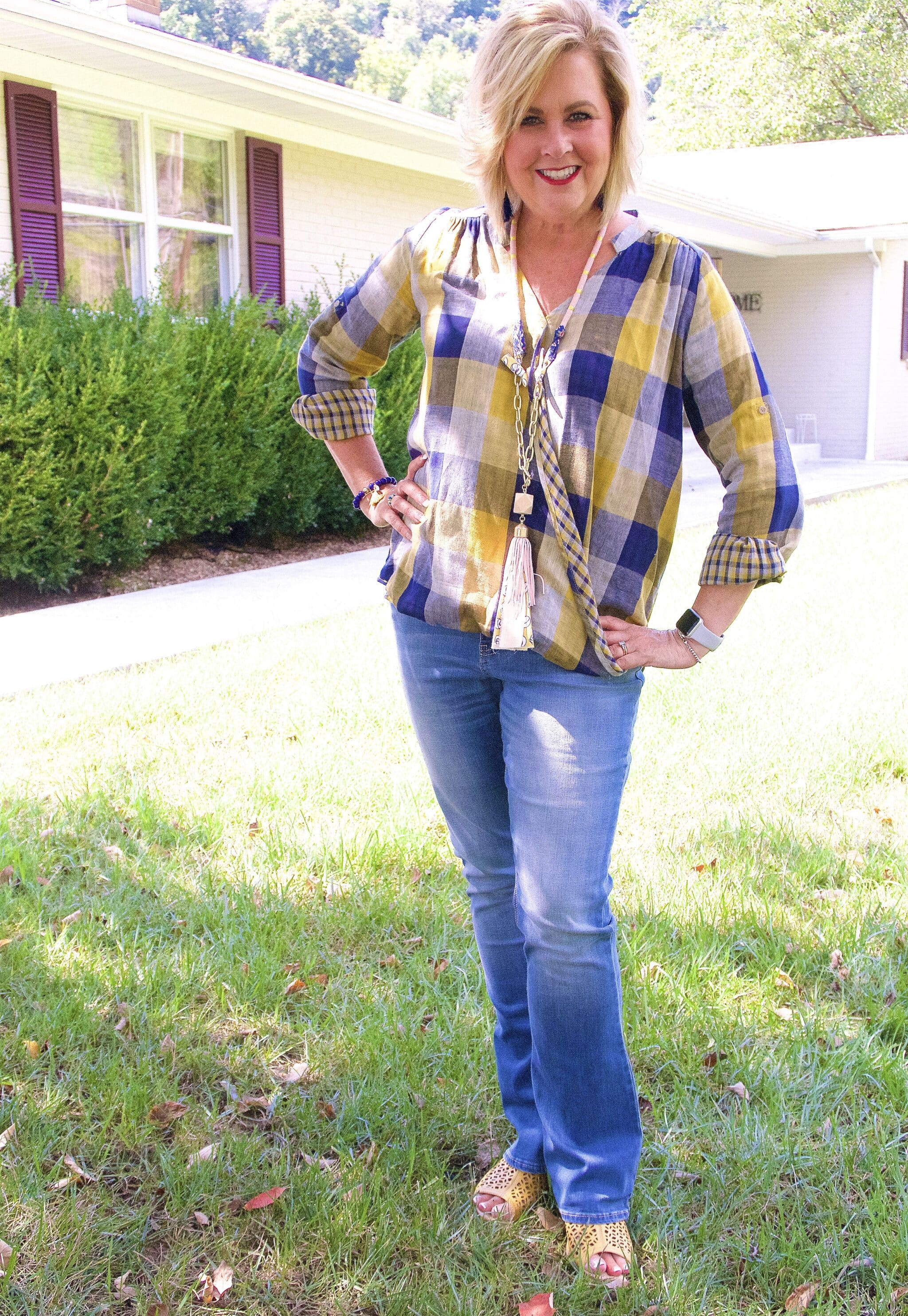 50 IS NOT OLD | EVERYONE NEEDS SHAPE ENHANCING JEANS | FASHION OVER 40