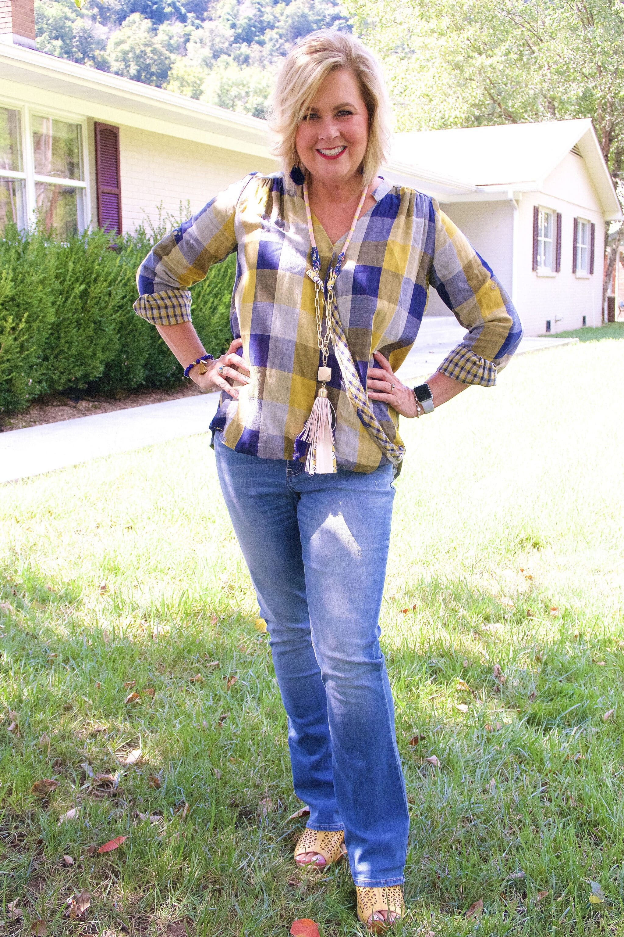 50 IS NOT OLD | EVERYONE NEEDS SHAPE ENHANCING JEANS | FASHION OVER 40