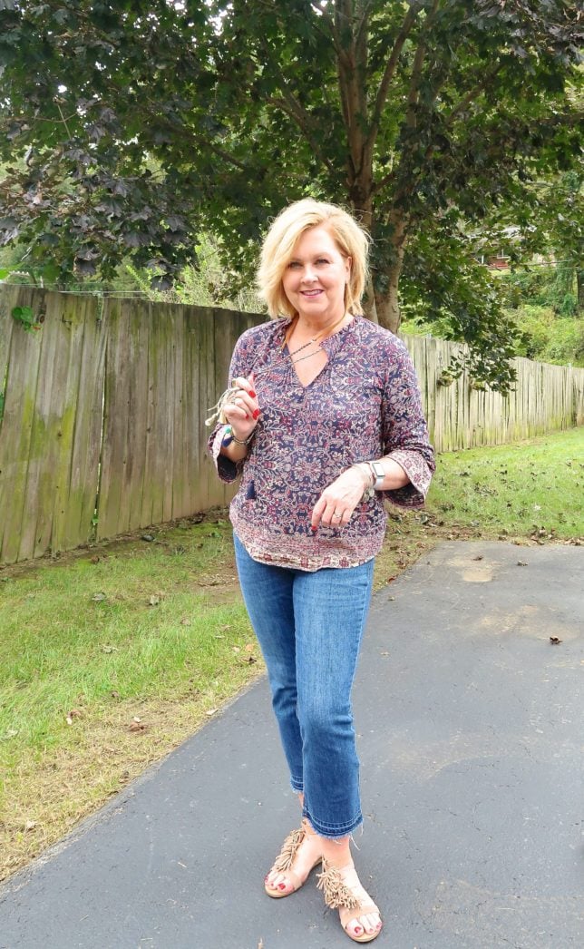 50 IS NOT OLD | CROP PANTS AND SANDALS | FASHION OVER 40