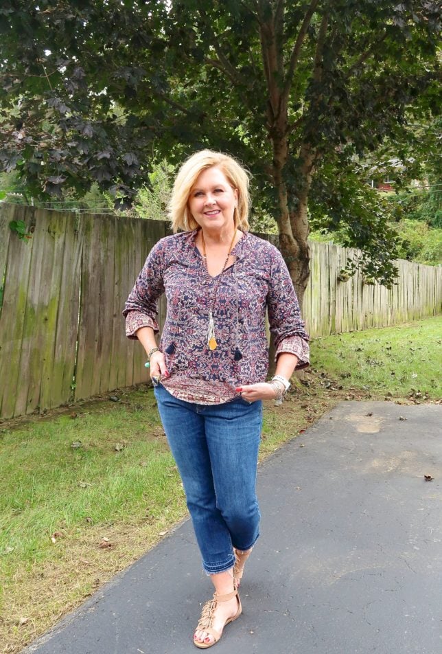 50 IS NOT OLD | CROP PANTS AND SANDALS | FASHION OVER 40