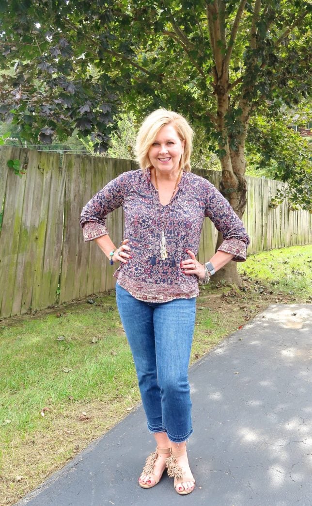 50 IS NOT OLD | CROP PANTS AND SANDALS | FASHION OVER 40