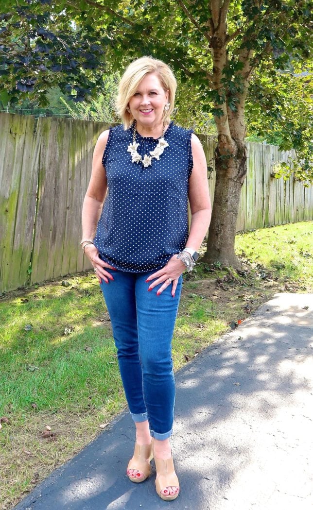 50 IS NOT OLD | POLKA DOTS ARE A FUN PRINT | FASHION OVER 40