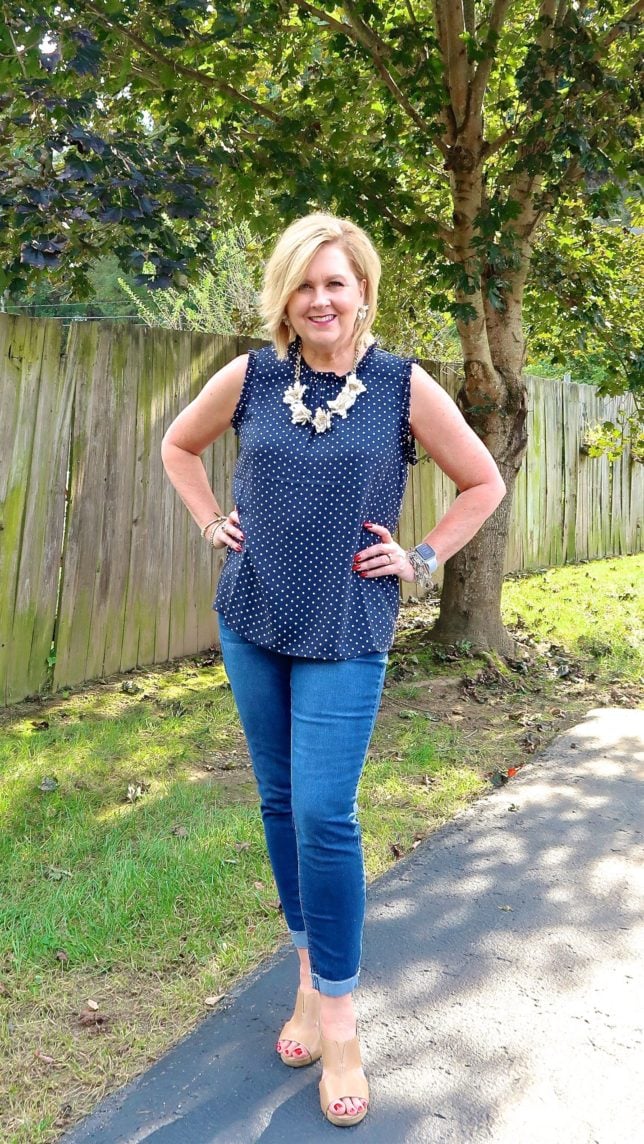 50 IS NOT OLD | POLKA DOTS ARE A FUN PRINT | FASHION OVER 40