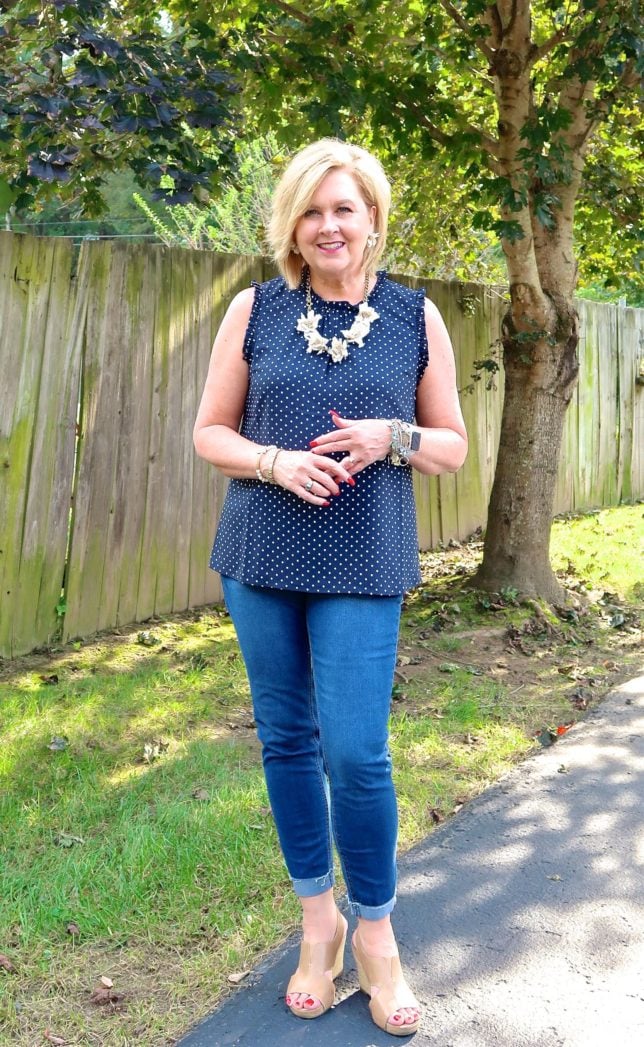 50 IS NOT OLD | POLKA DOTS ARE A FUN PRINT | FASHION OVER 40