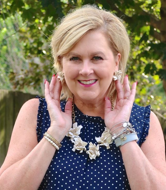 50 IS NOT OLD | POLKA DOTS ARE A FUN PRINT | FASHION OVER 40