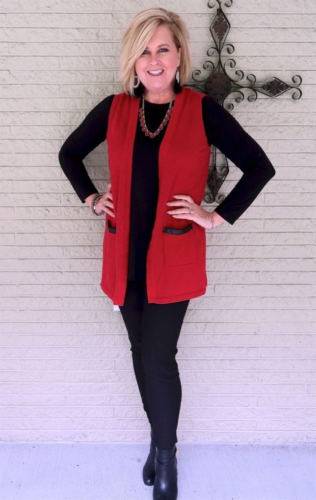 50 IS NOT OLD | HOW TO ROCK BLACK ON BLACK | FASHION OVER 40