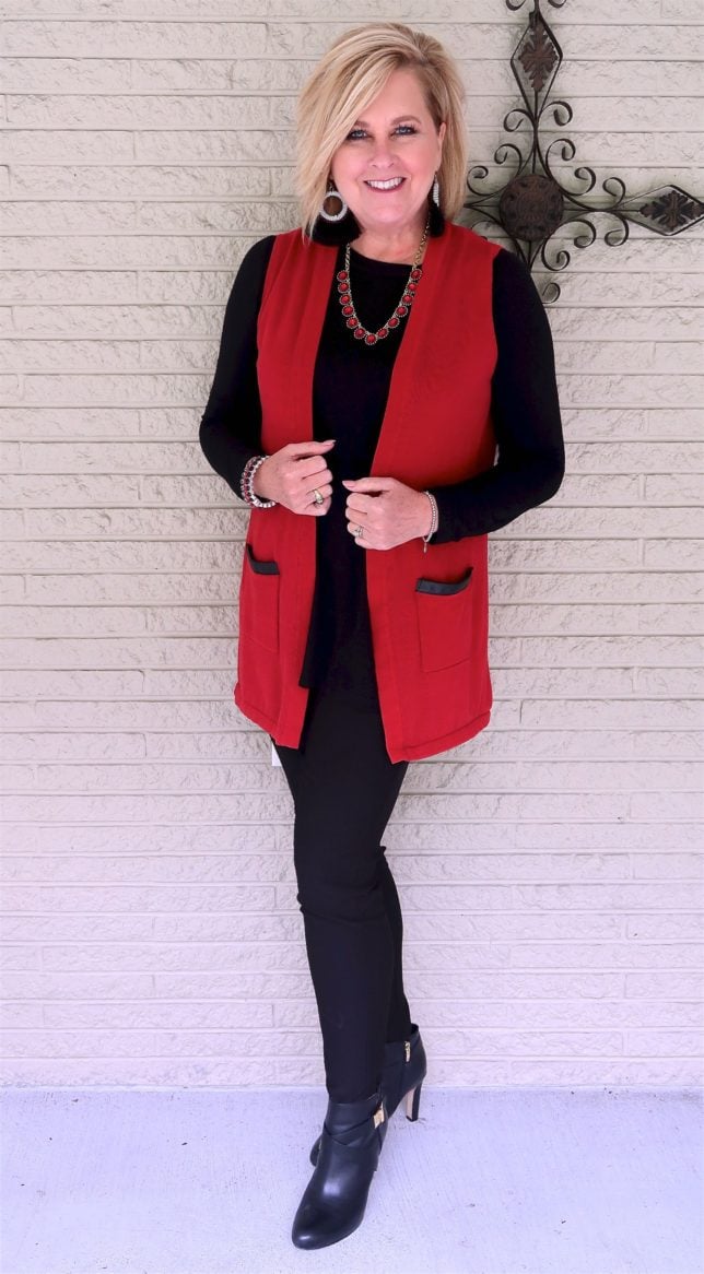 50 IS NOT OLD | HOW TO ROCK BLACK ON BLACK | FASHION OVER 40