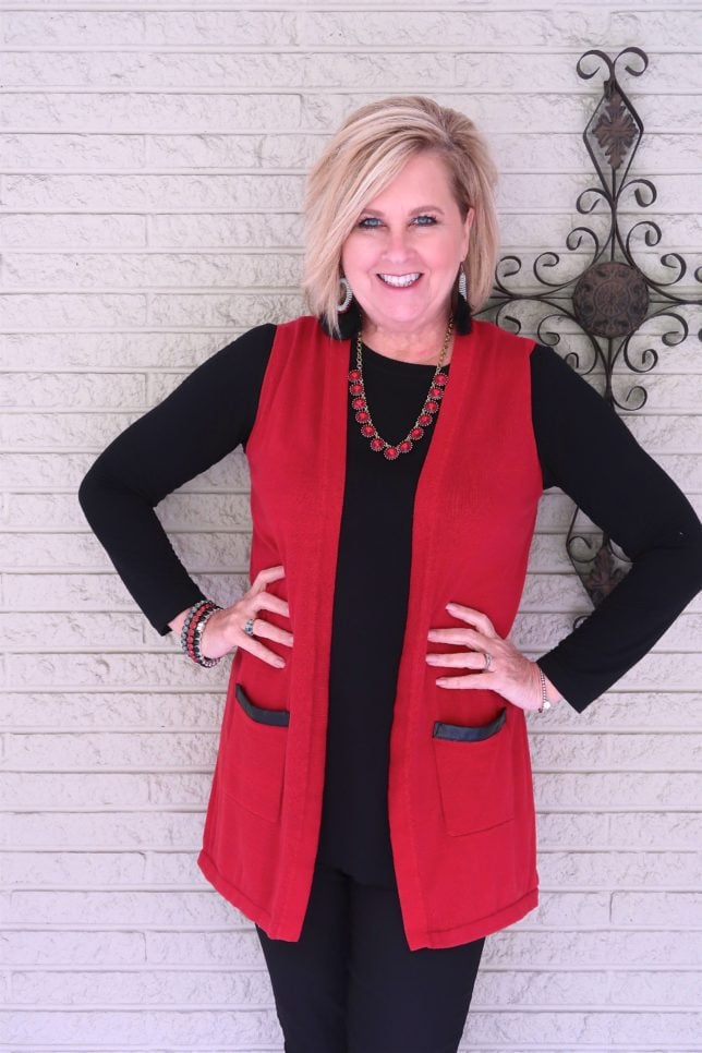 50 IS NOT OLD | HOW TO ROCK BLACK ON BLACK | FASHION OVER 40