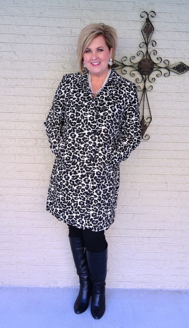 50 IS NOT OLD | A LEOPARD PRINT COAT HAS STYLE GALORE | FASHION OVER 40