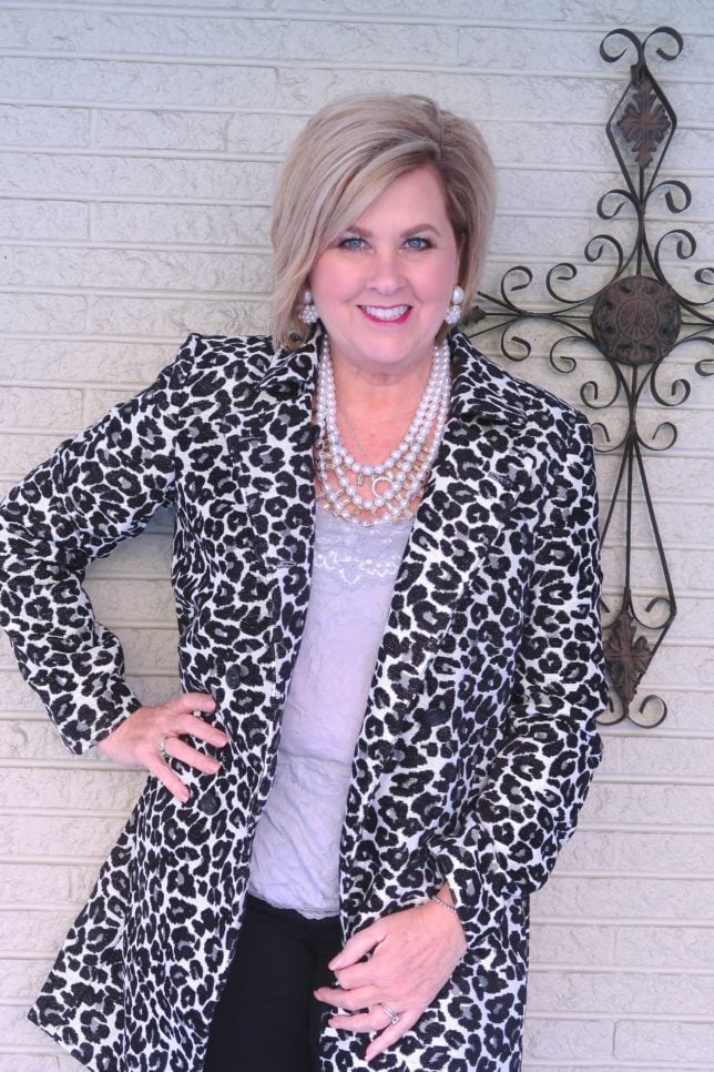 50 IS NOT OLD | A LEOPARD PRINT COAT HAS STYLE GALORE | FASHION OVER 40
