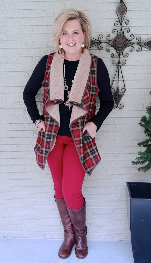 50 IS NOT OLD | SHERPA FOR WARMTH AND STYLE | FASHION OVER 40